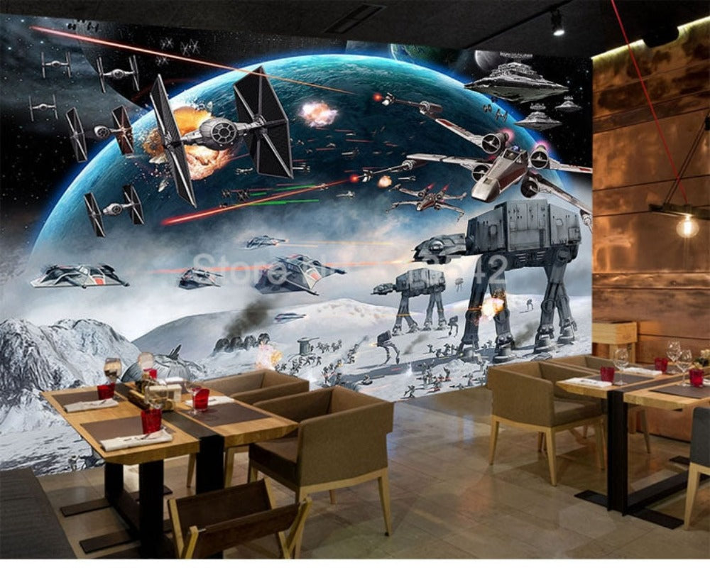 3D Wallpaper Star Wars Fight Scene